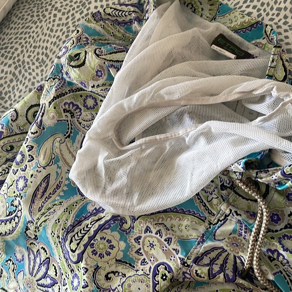 Etro Mens  Floral-Print Swim Trunks Shorts Size XXL (*M ) - Picture 4 of 9